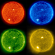 Illustration for article titled Welcome Back Sunspots With The Many Colors Of Solar Pop Art